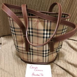 Vintage Burberry Bucket Bag